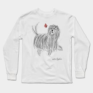 Drawing a dog. Long Sleeve T-Shirt